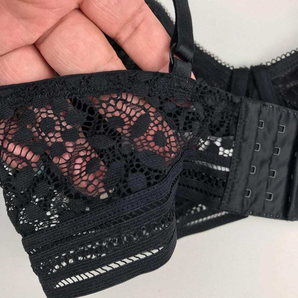 Women’s black lace unlined bra, NWT, 36B - Picture 7 of 7
